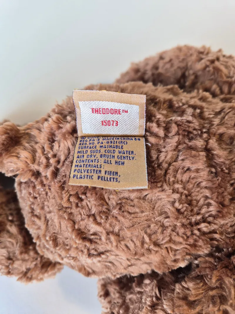 Pemberton Quill, a rescued teddy bear